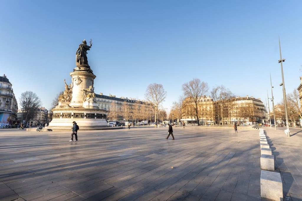 Lumineux. Studio Republique/bastille, Marais Appartement